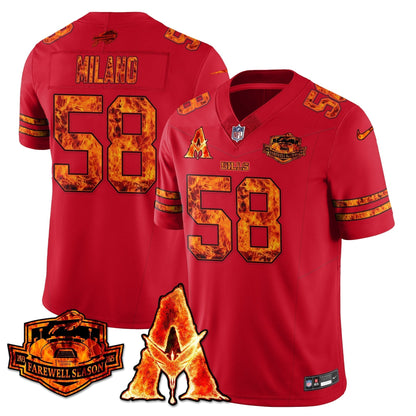 BUF x Avatar 3 Fire and Ash Jersey - Stitched