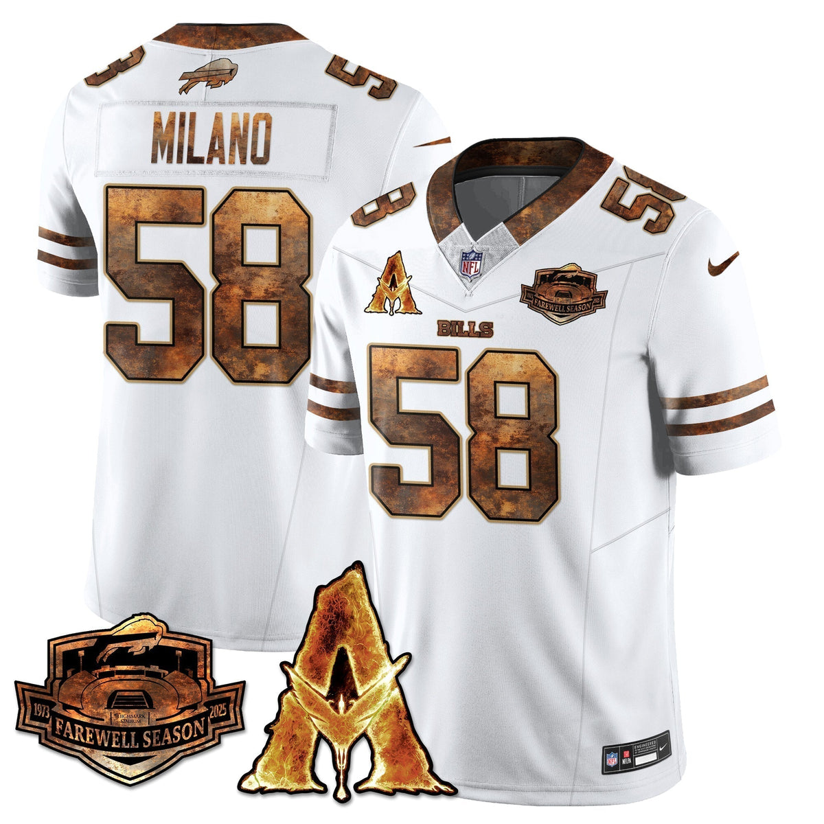 BUF x Avatar 3 Fire and Ash Jersey V2 - Stitched