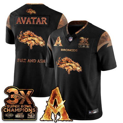 DEN x Avatar 3 Fire and Ash Jersey V2 - Stitched
