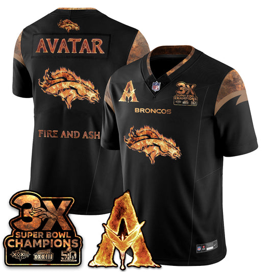 DEN x Avatar 3 Fire and Ash Jersey V2 - Stitched
