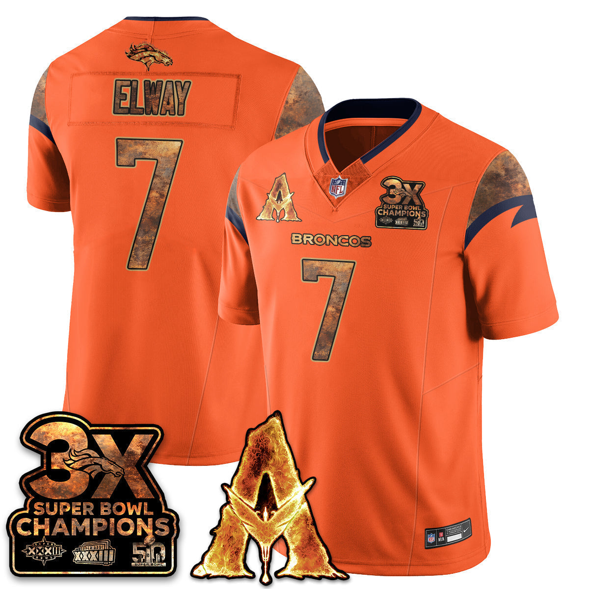 DEN x Avatar 3 Fire and Ash Jersey V2 - Stitched
