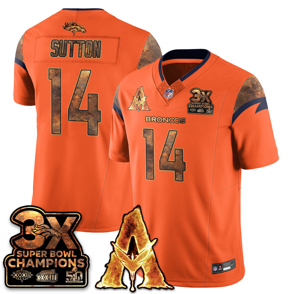 DEN x Avatar 3 Fire and Ash Jersey V2 - Stitched