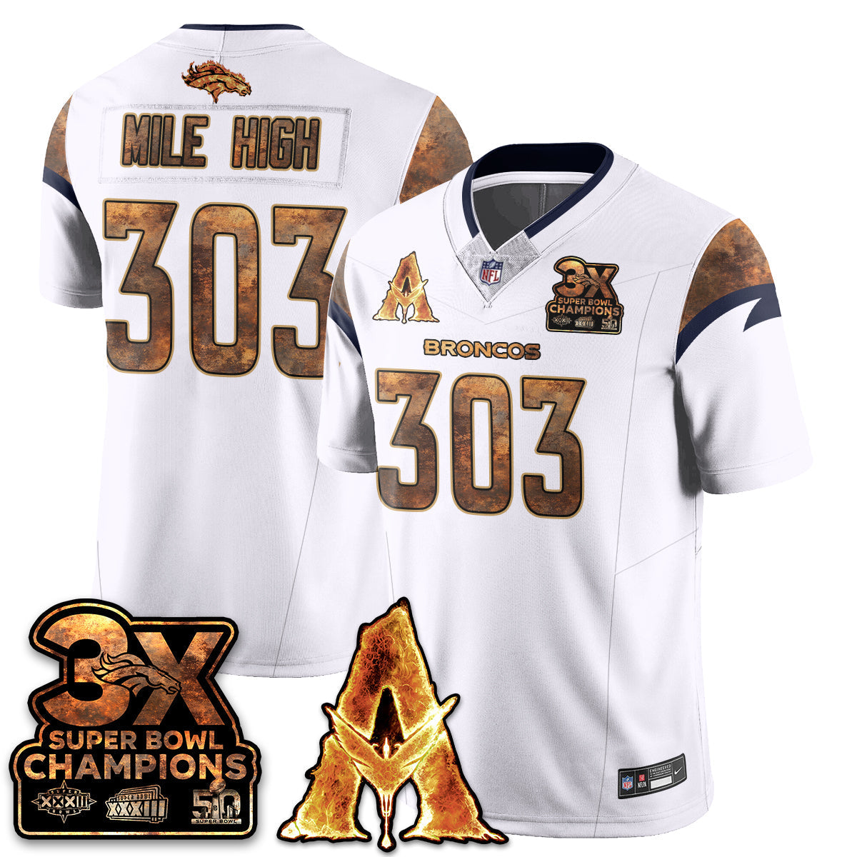 DEN x Avatar 3 Fire and Ash Jersey V2 - Stitched