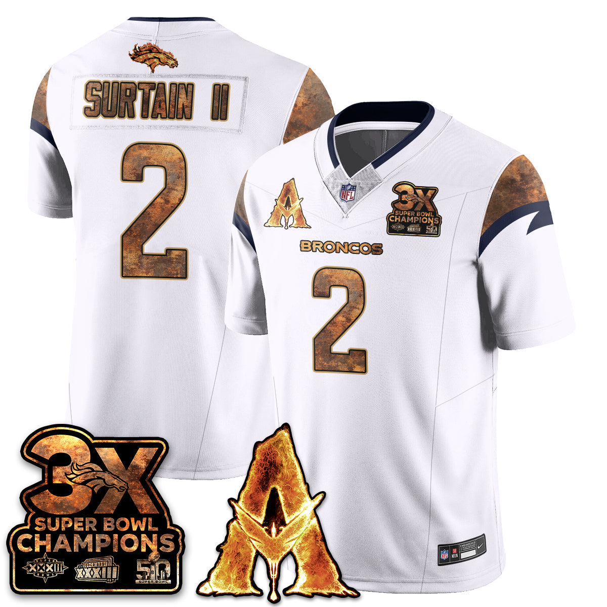 DEN x Avatar 3 Fire and Ash Jersey V2 - Stitched