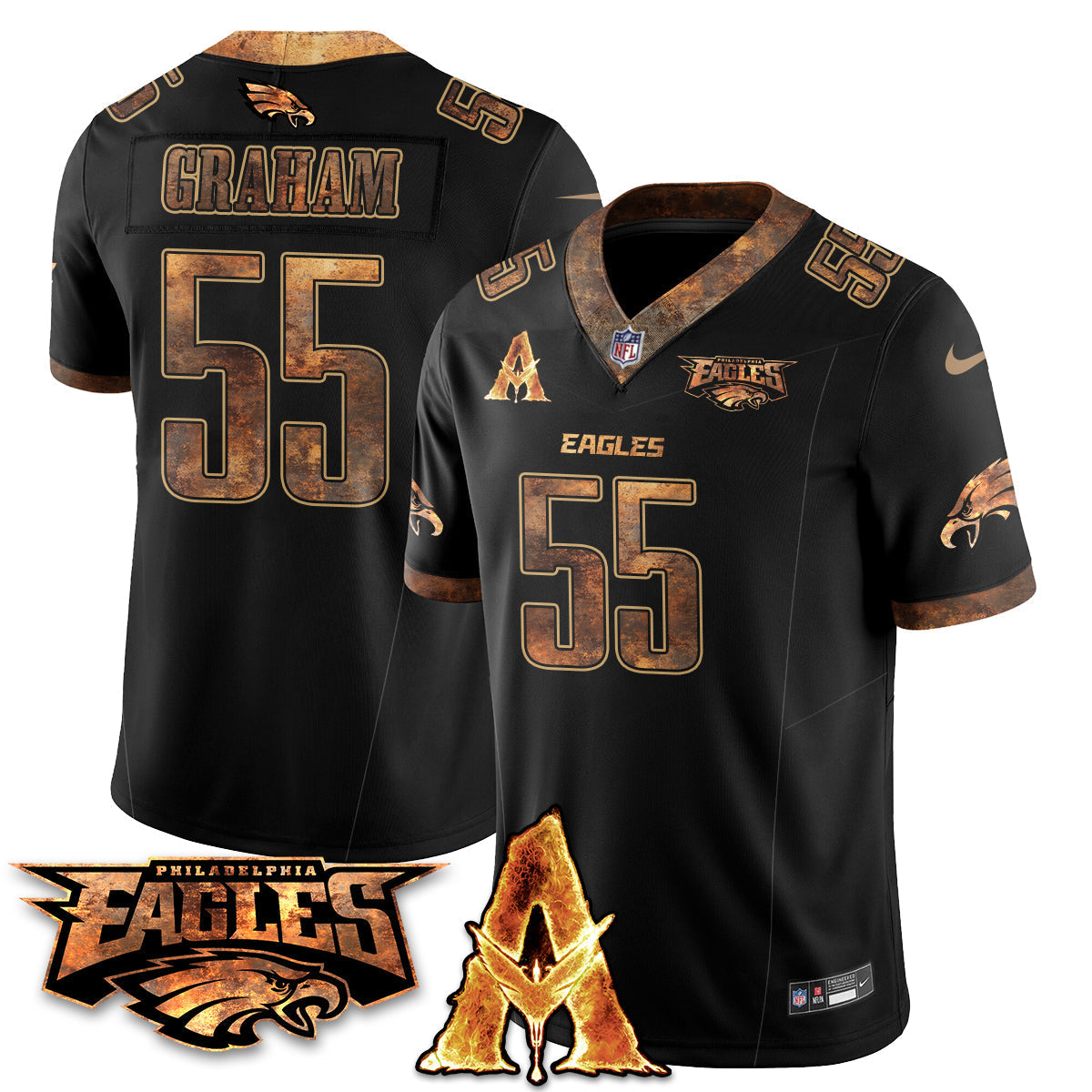 PHI x Avatar 3 Fire and Ash Jersey V2 - Stitched