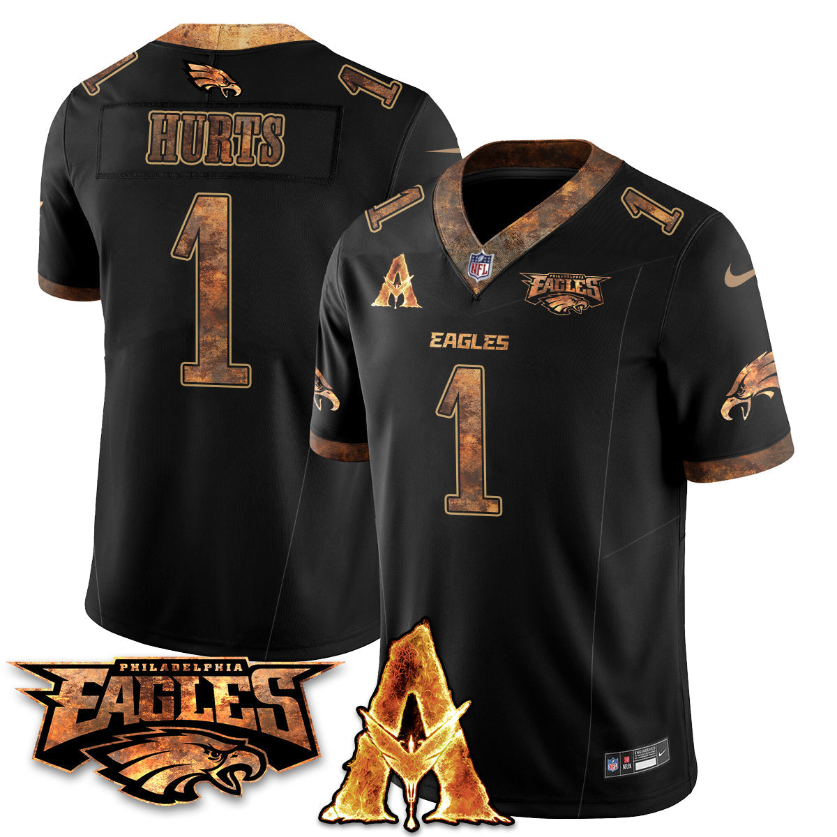 PHI x Avatar 3 Fire and Ash Jersey V2 - Stitched