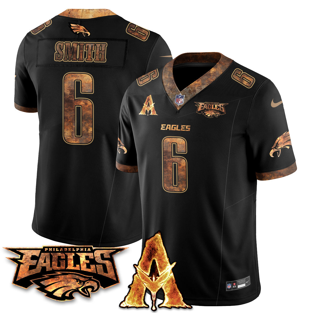 PHI x Avatar 3 Fire and Ash Jersey V2 - Stitched