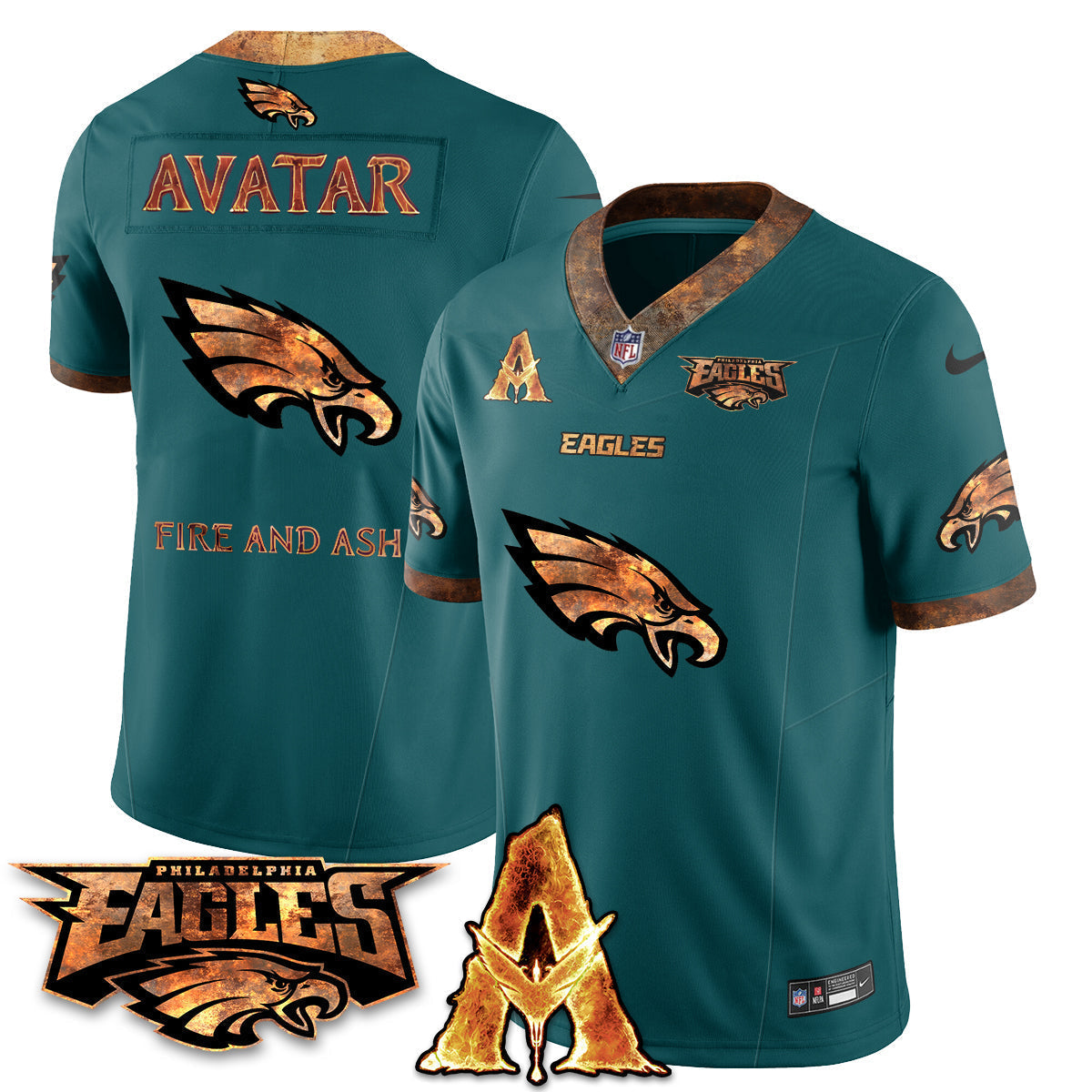 PHI x Avatar 3 Fire and Ash Jersey V2 - Stitched