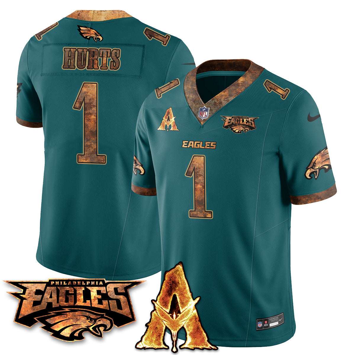 PHI x Avatar 3 Fire and Ash Jersey V2 - Stitched
