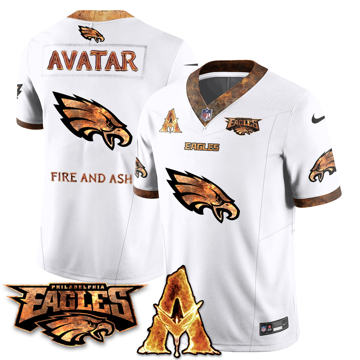PHI x Avatar 3 Fire and Ash Jersey V2 - Stitched