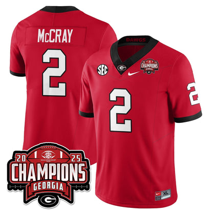 UGA Vapor Limited Jersey - SEC Football Champions - Stitched