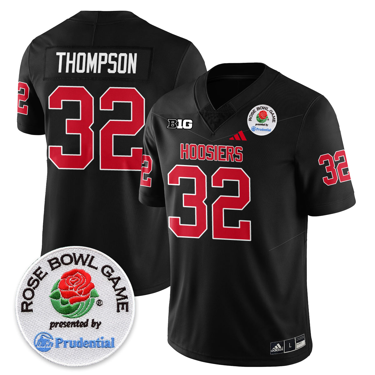 Indiana Hoosiers Vapor Limited Football Jersey - Rose Bowl - All Stitched