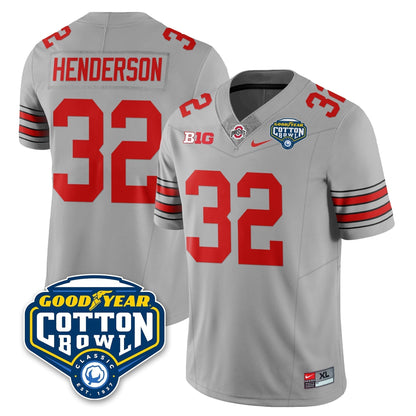 Ohio State Buckeyes Football Vapor Limited Jersey - Cotton Bowl - All Stitched