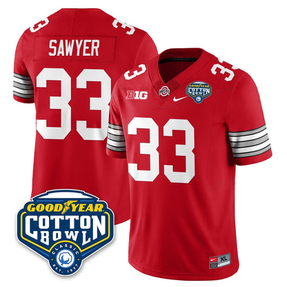 Ohio State Buckeyes Football Vapor Limited Jersey - Cotton Bowl - All Stitched