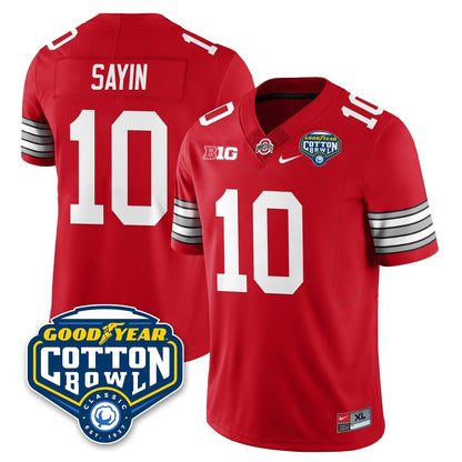 Ohio State Buckeyes Football Vapor Limited Jersey - Cotton Bowl - All Stitched
