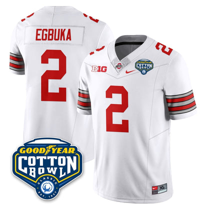 Ohio State Buckeyes Football Vapor Limited Jersey - Cotton Bowl - All Stitched
