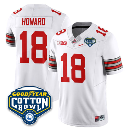 Ohio State Buckeyes Football Vapor Limited Jersey - Cotton Bowl - All Stitched