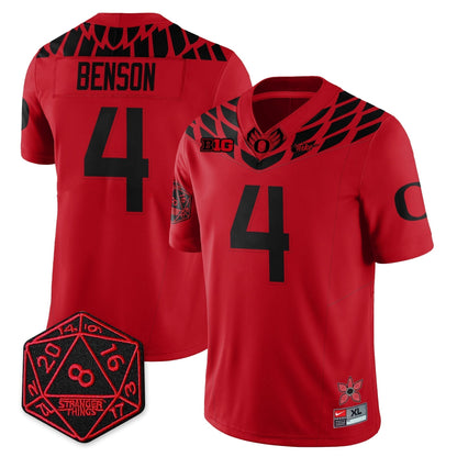 Oregon Ducks "Shoe Duck" Stranger Things Vapor Limited Jersey - All Stitched
