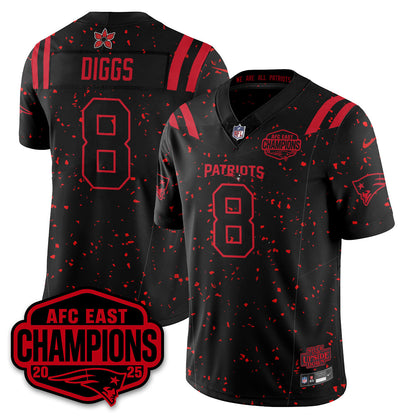 NE 'Stranger Things' AFC East Division Champions Vapor Limited Jersey - Stitched