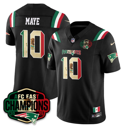 NE Mexico AFC East Division Champions Vapor Limited Jersey - Stitched