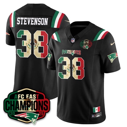 NE Mexico AFC East Division Champions Vapor Limited Jersey - Stitched