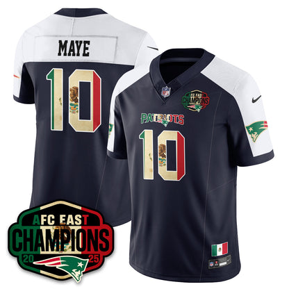 NE Mexico AFC East Division Champions Vapor Limited Jersey - Stitched