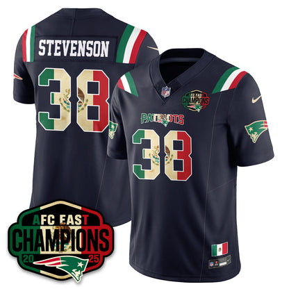 NE Mexico AFC East Division Champions Vapor Limited Jersey - Stitched