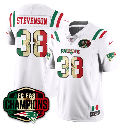NE Mexico AFC East Division Champions Vapor Limited Jersey - Stitched