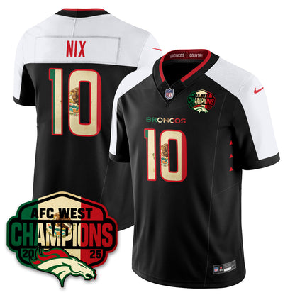DEN Mexico AFC West Division Champions Vapor Limited Jersey - Stitched
