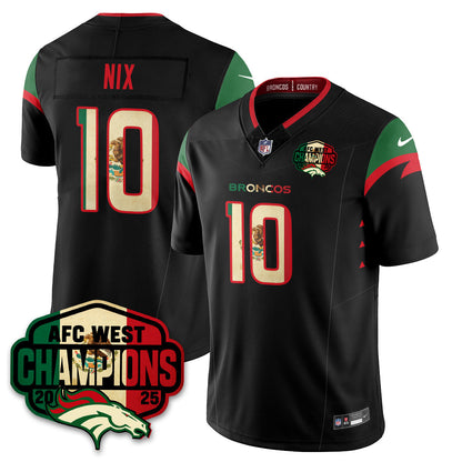 DEN Mexico AFC West Division Champions Vapor Limited Jersey - Stitched