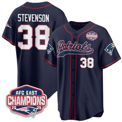 NE AFC East Division Champions Vapor Limited Baseball Jersey - Stitched