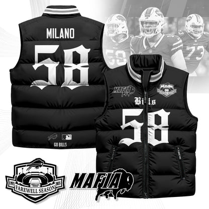 BUF Gothic Farewell Highmark Unisex Puffer Vest