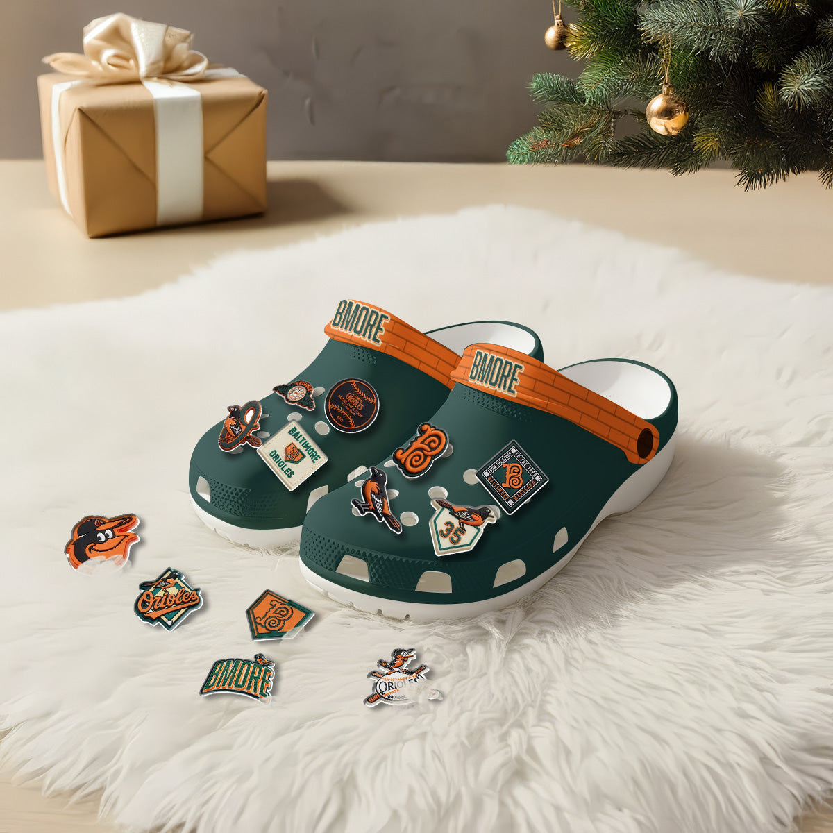BAL 2026 City Connect Green Clogs - Charms Gift Set