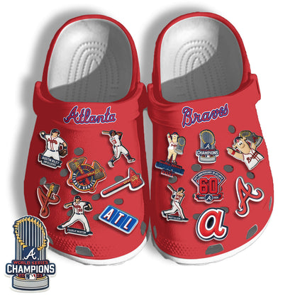 ATL 2026 Red clogs - Charms Gift Set