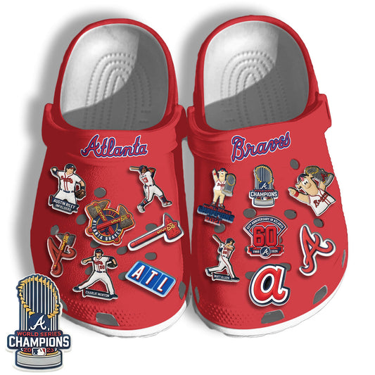 ATL 2026 Red clogs - Charms Gift Set