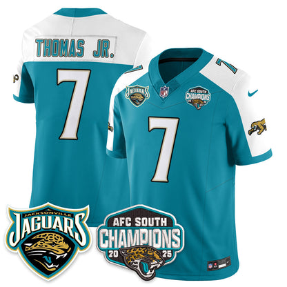 DET AFC South Division Champions Vapor Limited Throwback Jersey - Stitched