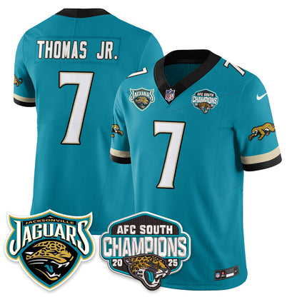 DET AFC South Division Champions Vapor Limited Throwback Jersey - Stitched