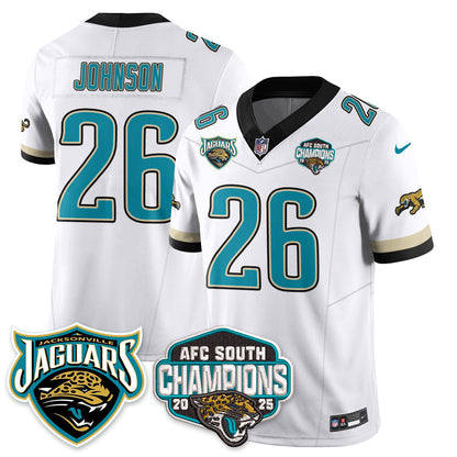 DET AFC South Division Champions Vapor Limited Throwback Jersey - Stitched