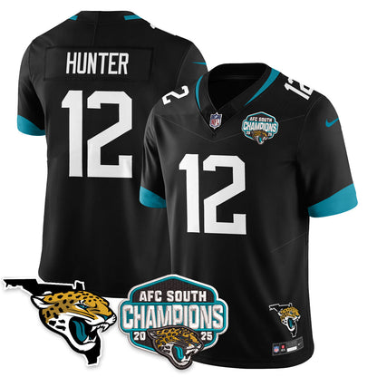 DET AFC South Division Champions Vapor Limited Jersey - Stitched