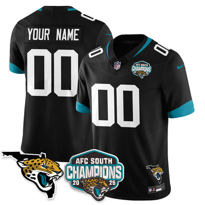 DET AFC South Division Champions Vapor Limited Jersey - Stitched