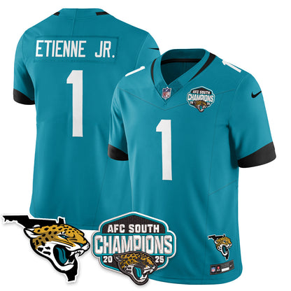 DET AFC South Division Champions Vapor Limited Jersey - Stitched
