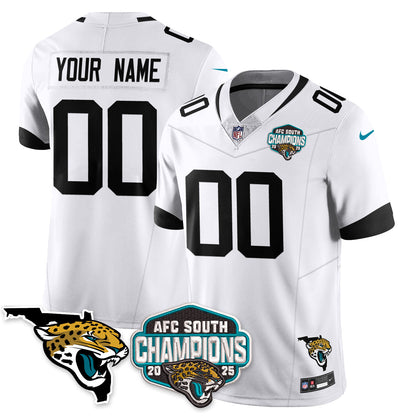 Custom DET AFC South Division Champions Vapor Limited Jersey - Stitched