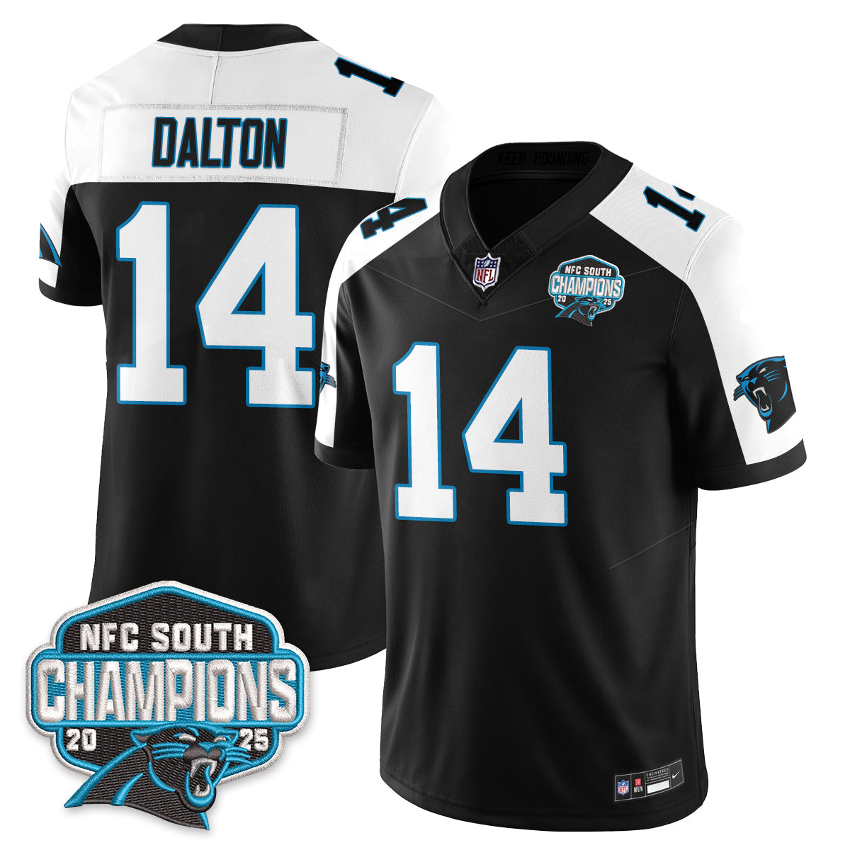 CAR NFC South Division Champions Vapor Limited Jersey - Stitched