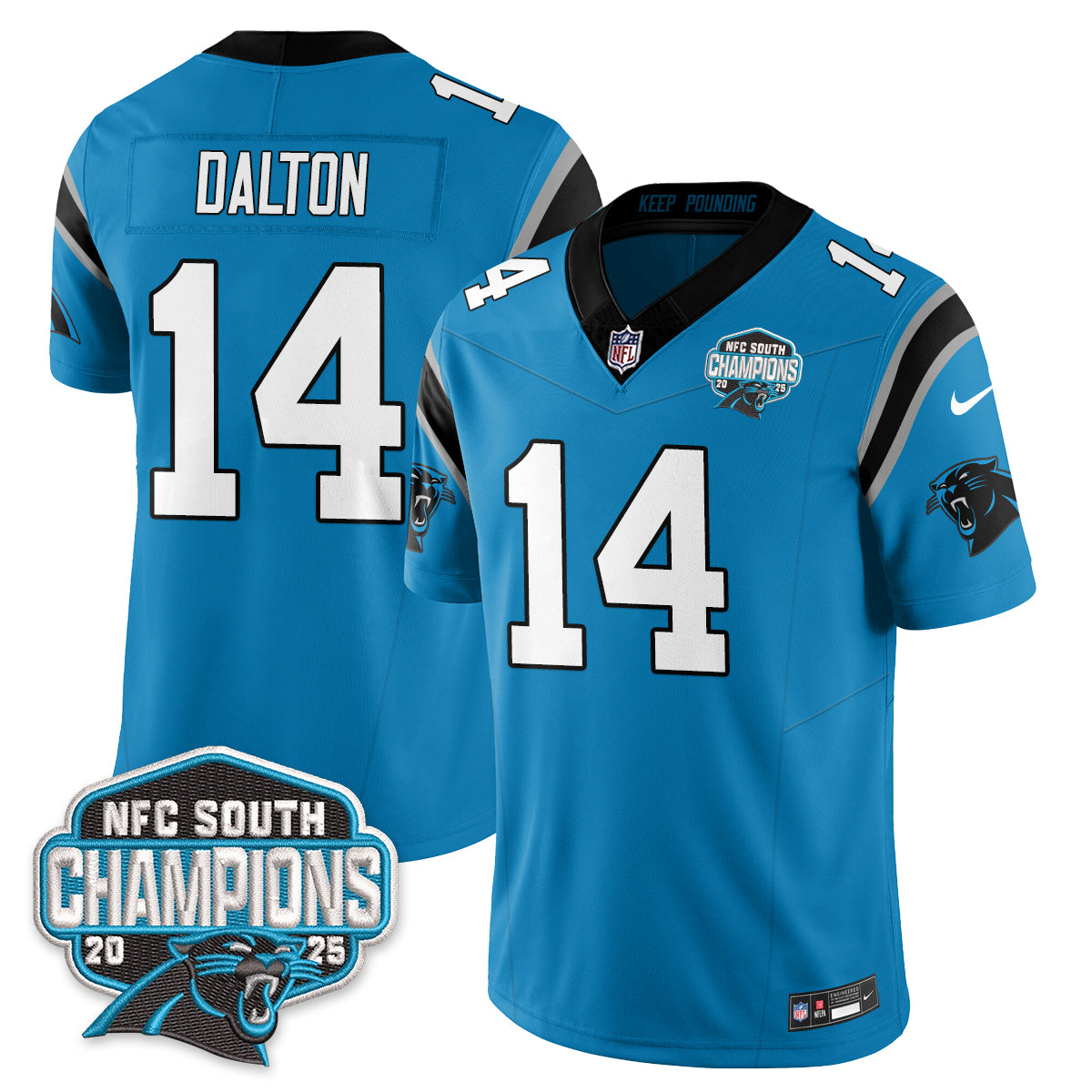 CAR NFC South Division Champions Vapor Limited Jersey - Stitched