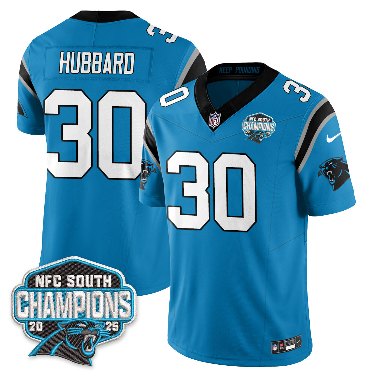 CAR NFC South Division Champions Vapor Limited Jersey - Stitched