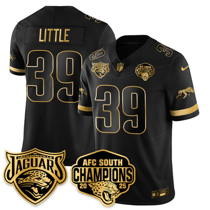 DET AFC South Division Champions Vapor Limited Gold Jersey - Stitched