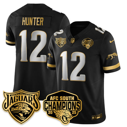 DET AFC South Division Champions Vapor Limited Gold Jersey - Stitched