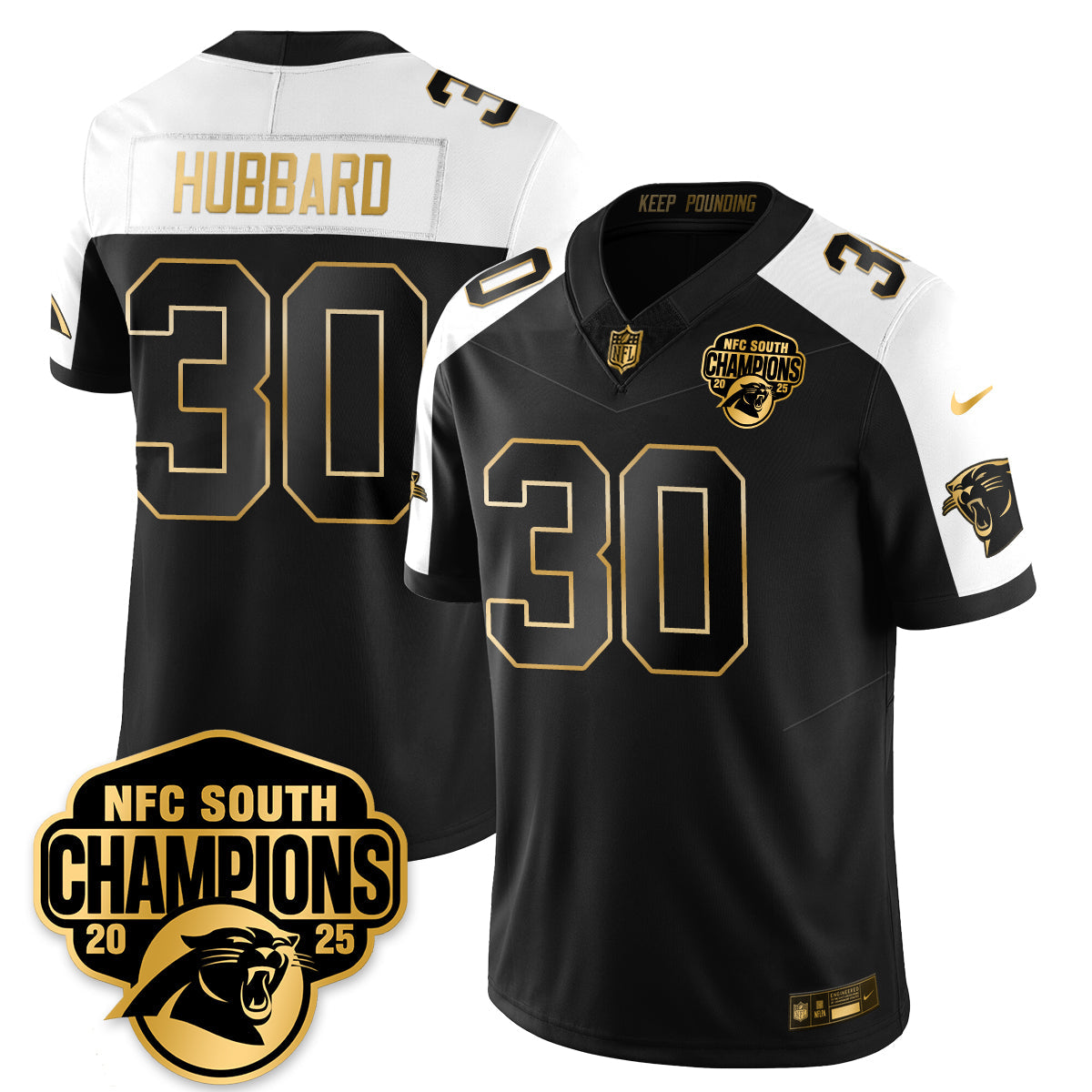 CAR NFC South Division Champions Vapor Limited Jersey - Stitched