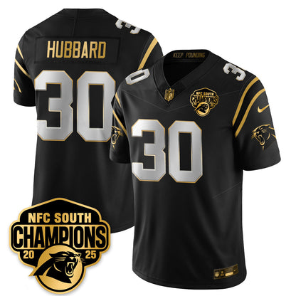 CAR NFC South Division Champions Vapor Limited Gold Jersey - Stitched