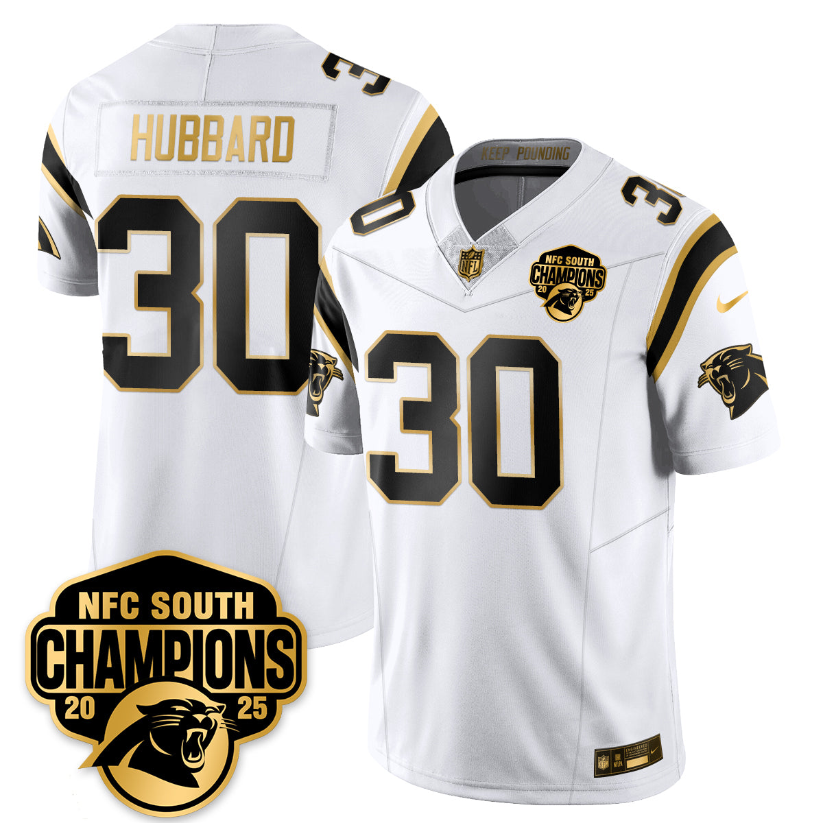 CAR NFC South Division Champions Vapor Limited Jersey - Stitched